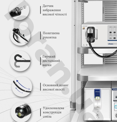 Ендоскопічна стійка для гастроскопії та колоноскопії